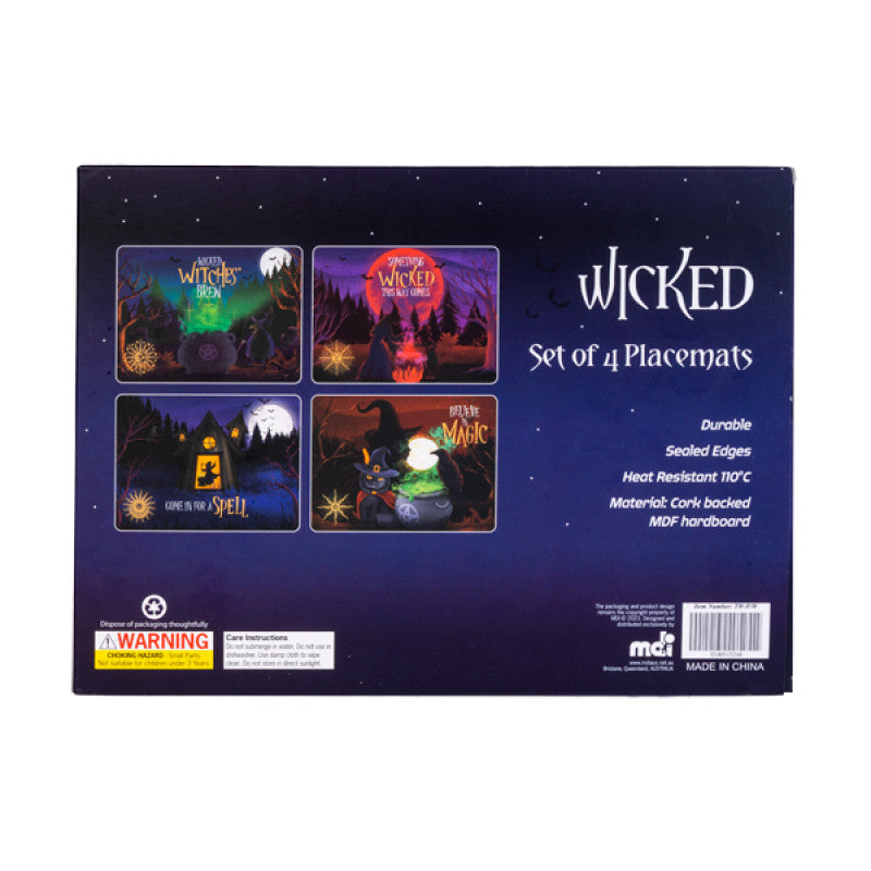 Wicked Placemats Set