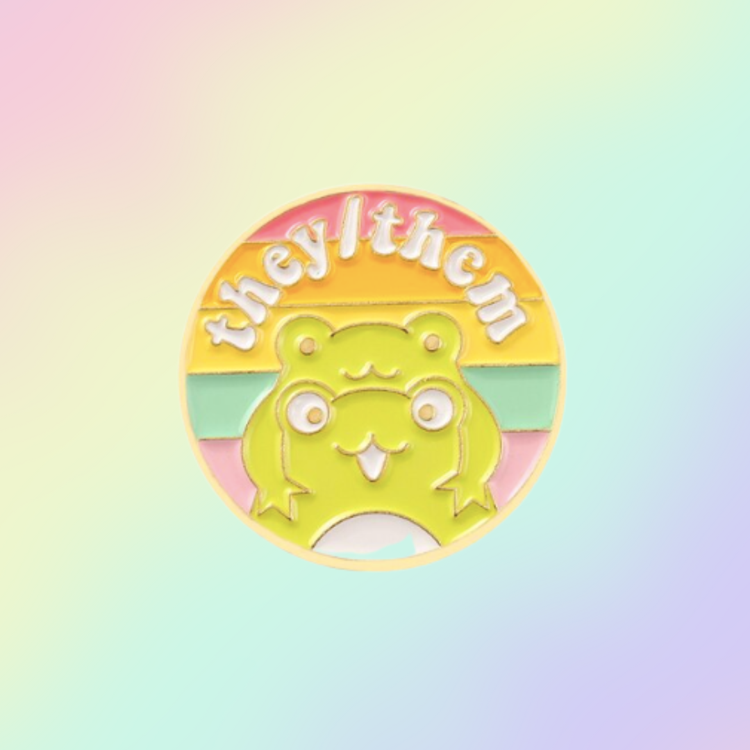 They/Them Pronoun Pins
