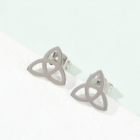 Triquetra Stud Earrings