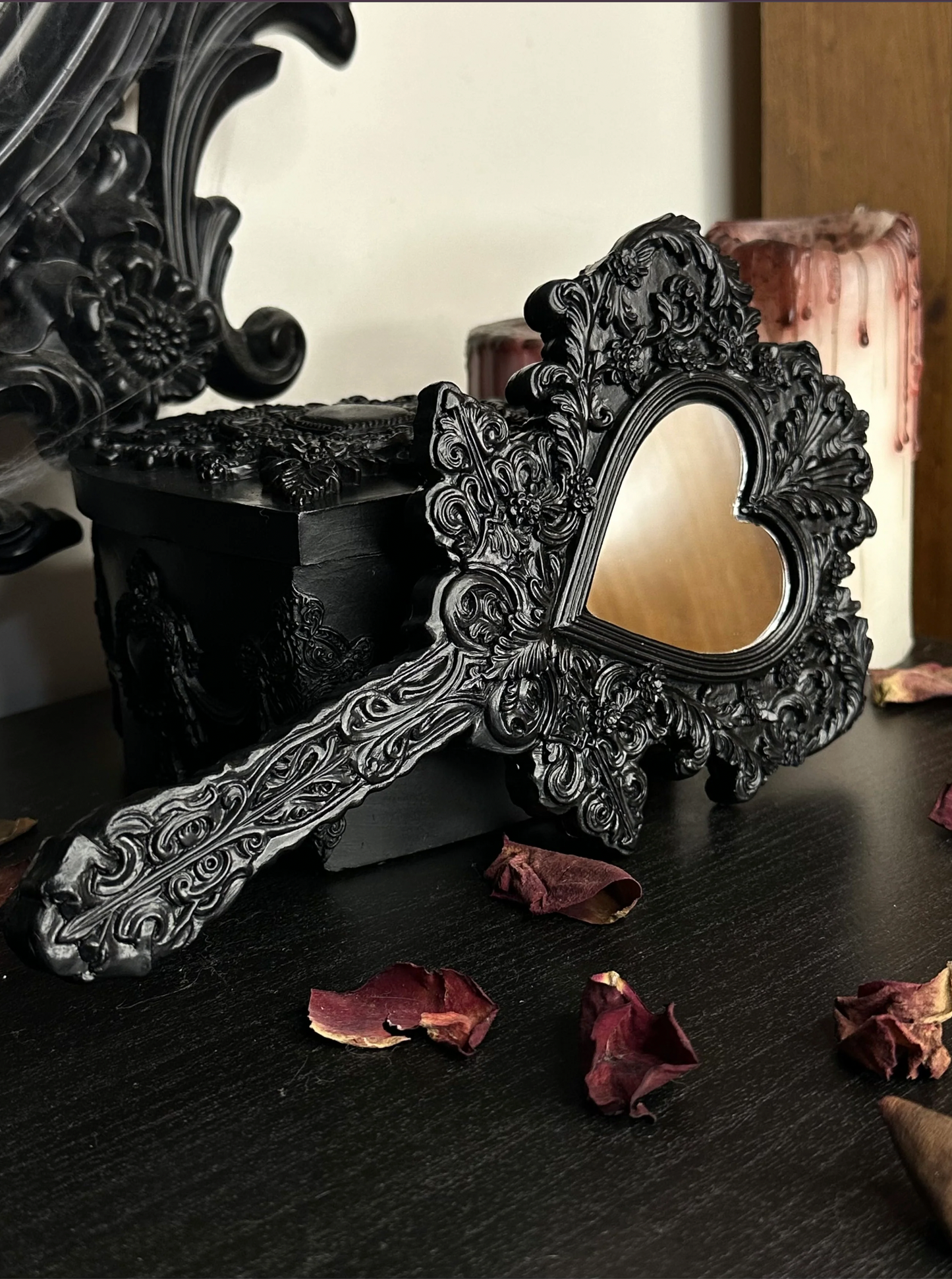 VANITY VALENTINE - Gothic Hand Mirror