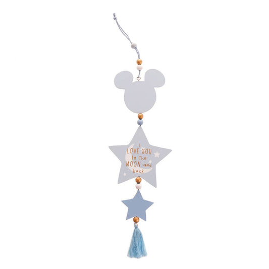 Hanging Ornament: Mickey Mouse Love You To The Moon