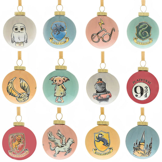Harry Potter Christmas: Charms Mini Baubles- Set of 12