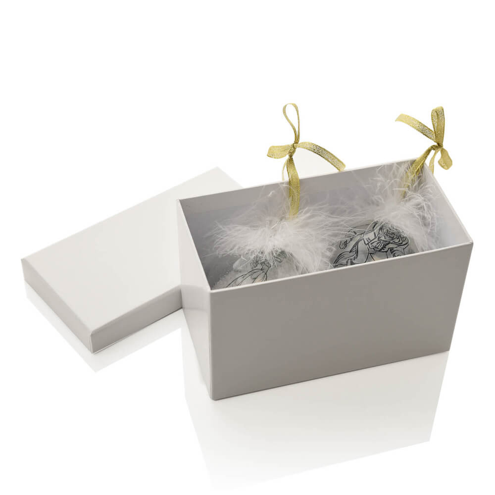 Collectible Christmas Bauble Set: Belle & Beast