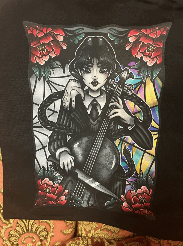 WEDNESDAY - ROSE DEMON Canvas Tote Bag