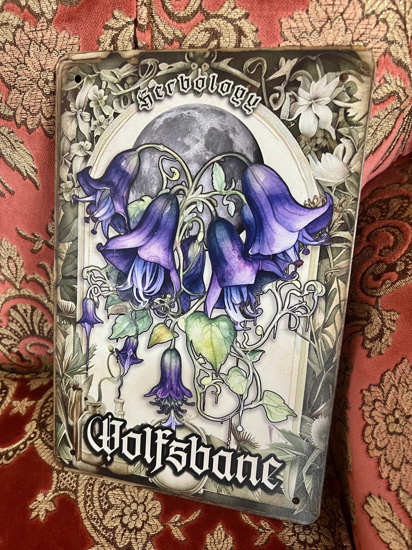 WOLFSBANE HERBOLOGY - Tin Sign
