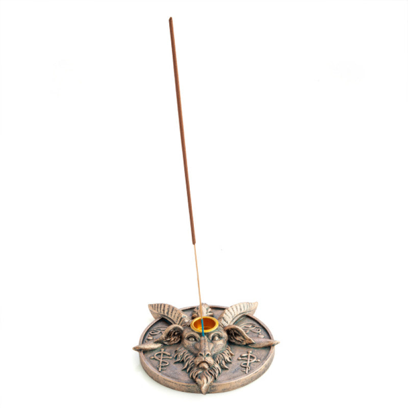 Baphomet Head Incense and Candle Holder