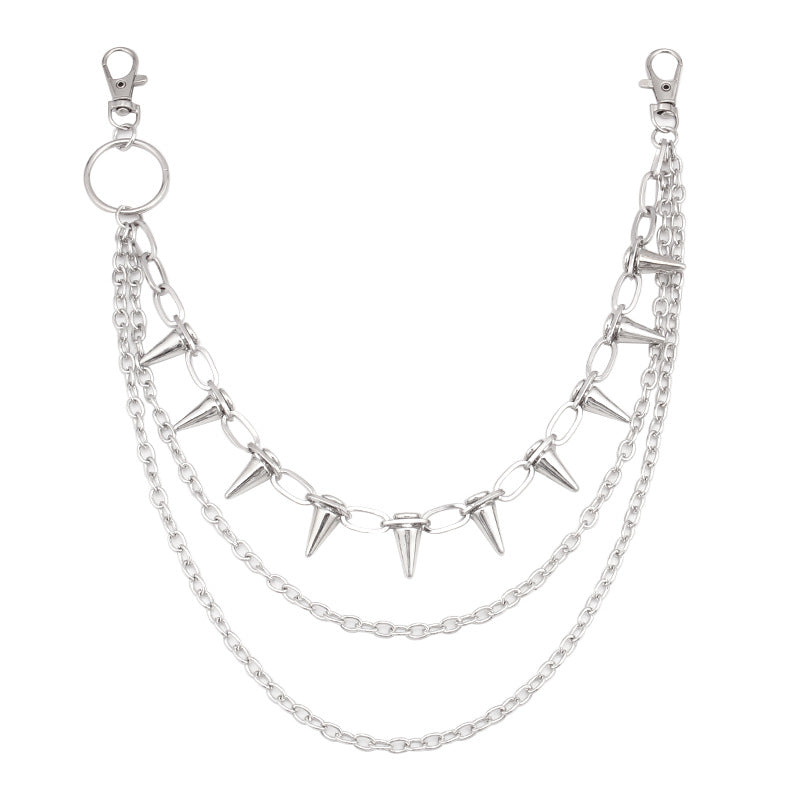 Rivet & Spiked Chain Belt