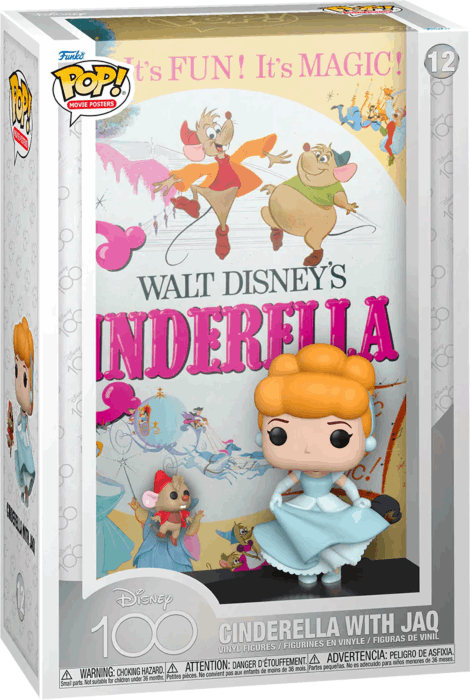 Disney 100 - Cinderella w/Jaq Pop! Poster