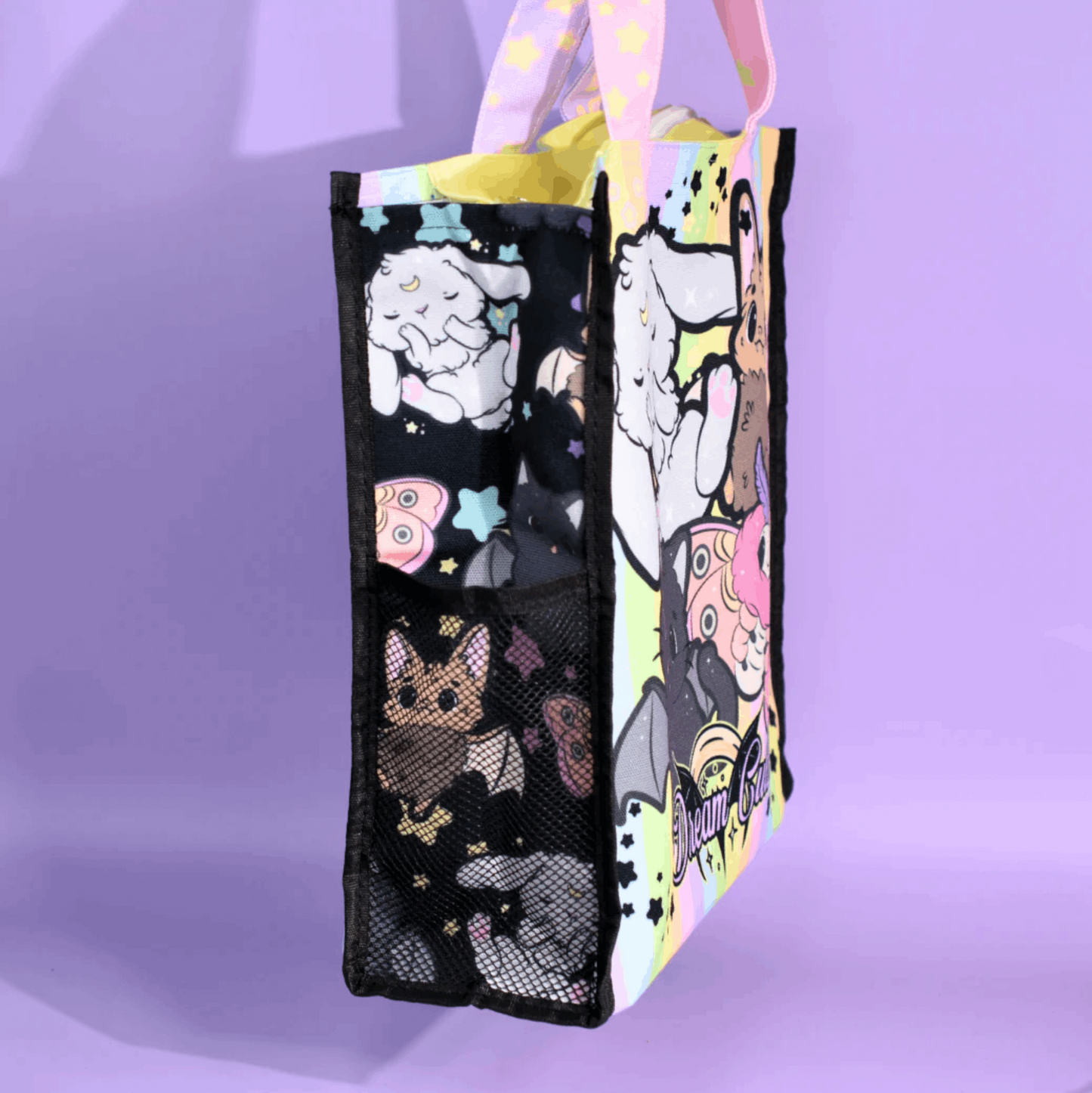 Kawaii Familiars - Zipped Tote Bag