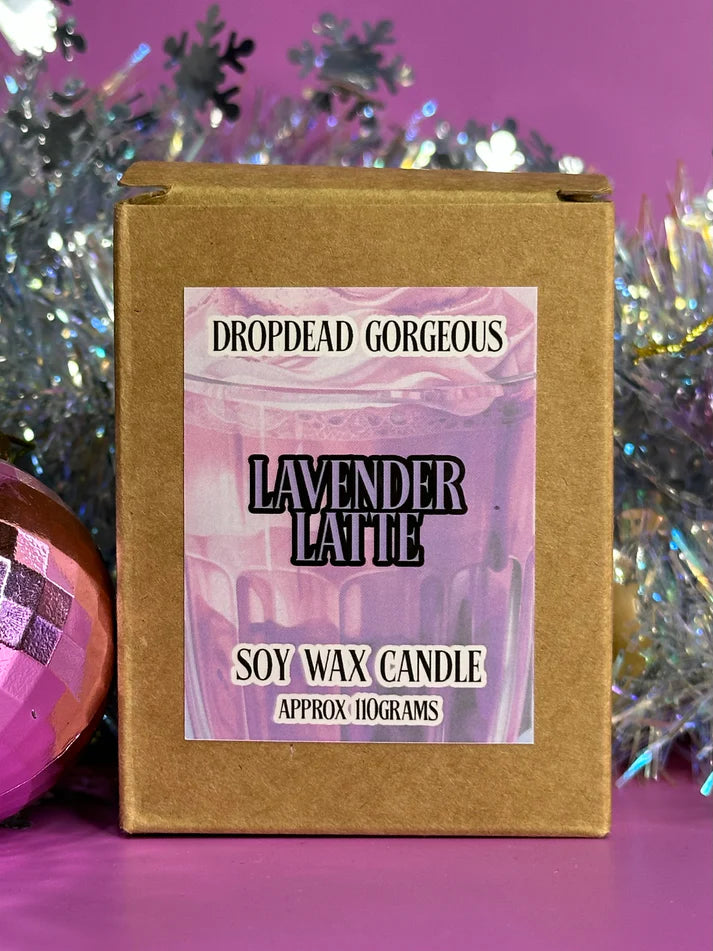 LAVENDER LATTE - soy candle