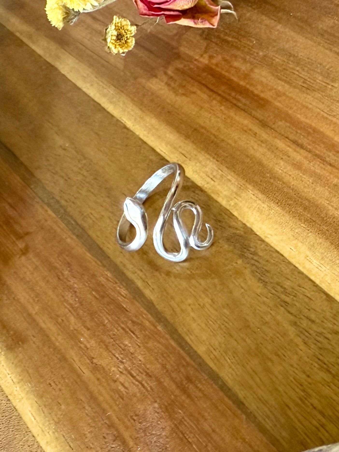 Snake Open Cuff Ring