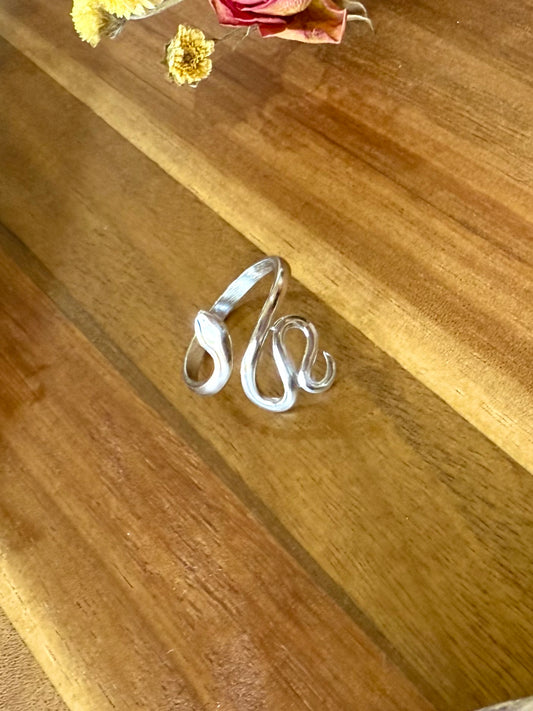 Snake Open Cuff Ring