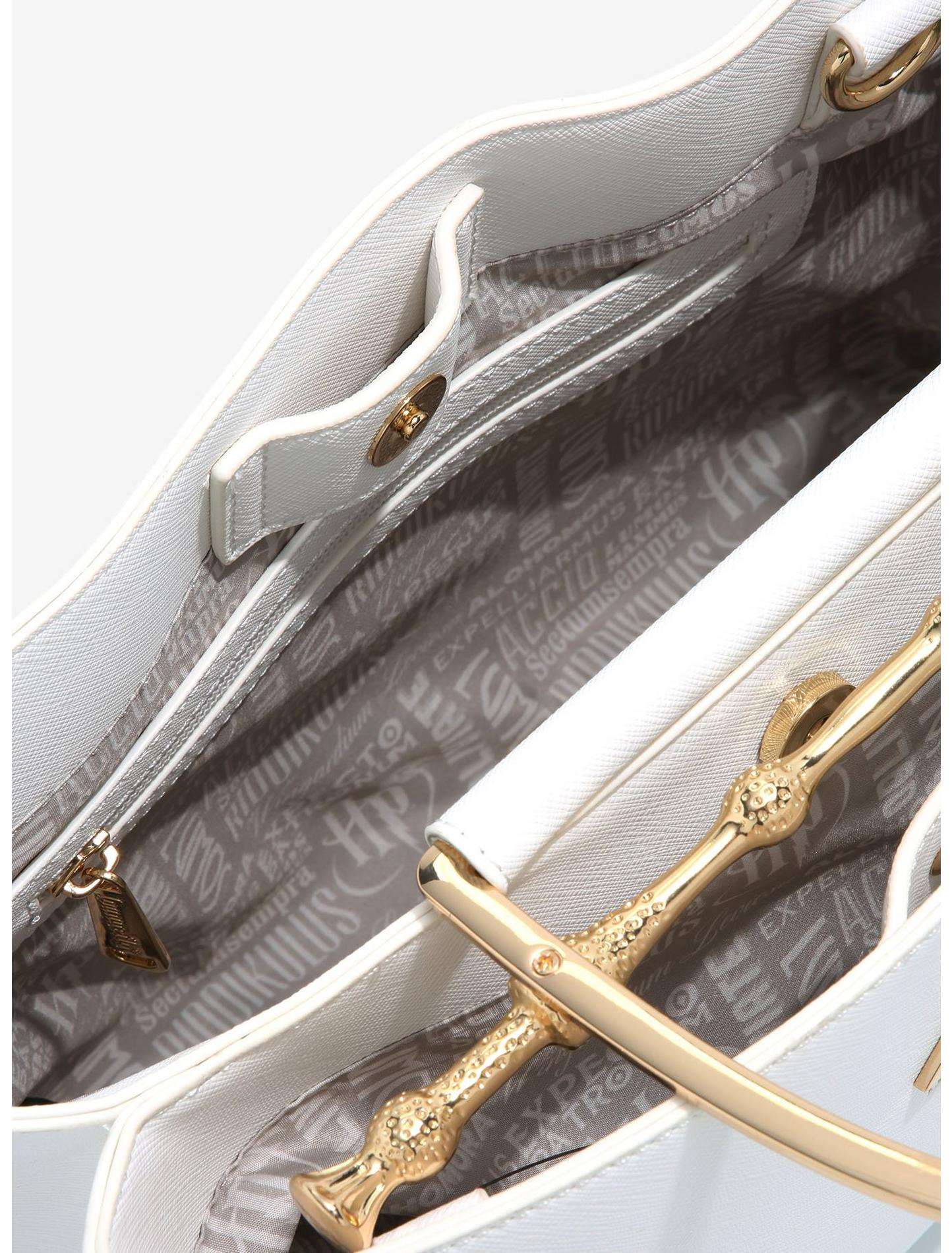 Loungefly Harry Potter Elder Wand White Handbag - BoxLunch Exclusive