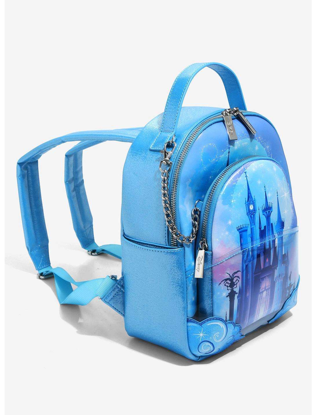 Danielle Nicole Disney Cinderella Night Time Castle Portrait Mini Backpack