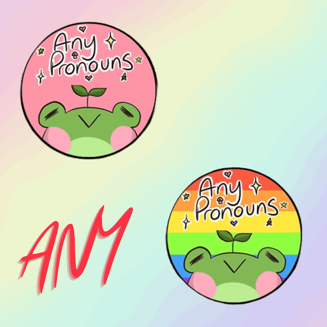 ANY Pronoun Pin