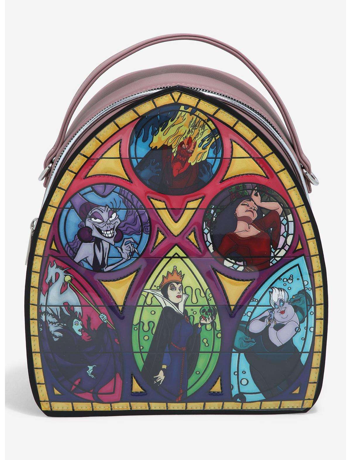 Disney Villains Stained-Glass Mini Backpack - BoxLunch Exclusive