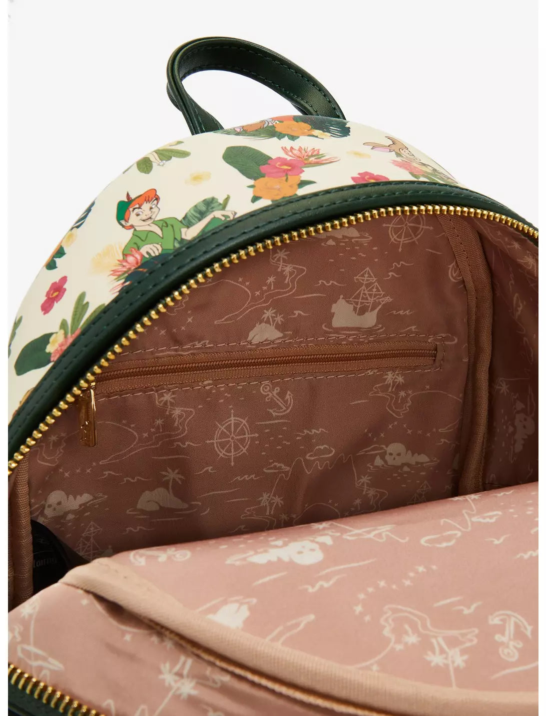 Loungefly Disney Peter Pan Lost Boys Floral Allover Print Mini Backpack - BoxLunch Exclusive