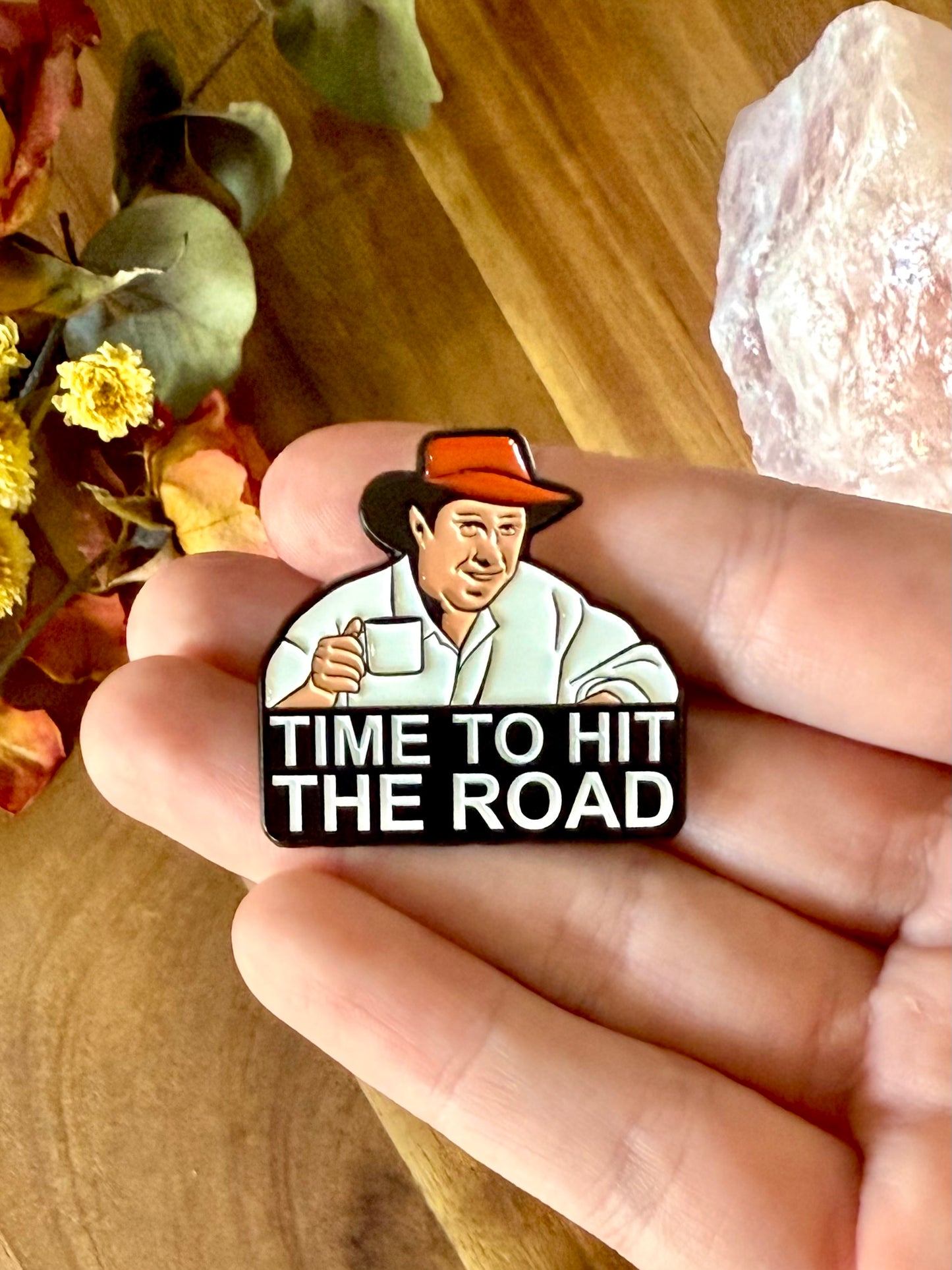 Hit The Road Pin
