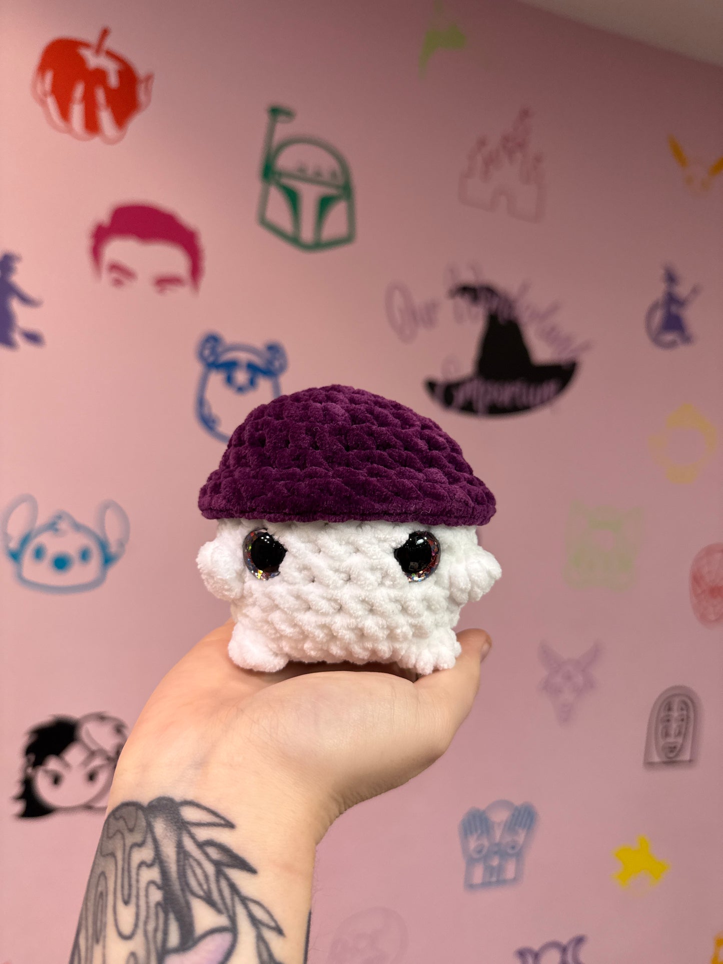 Small Crochet Mushrooms