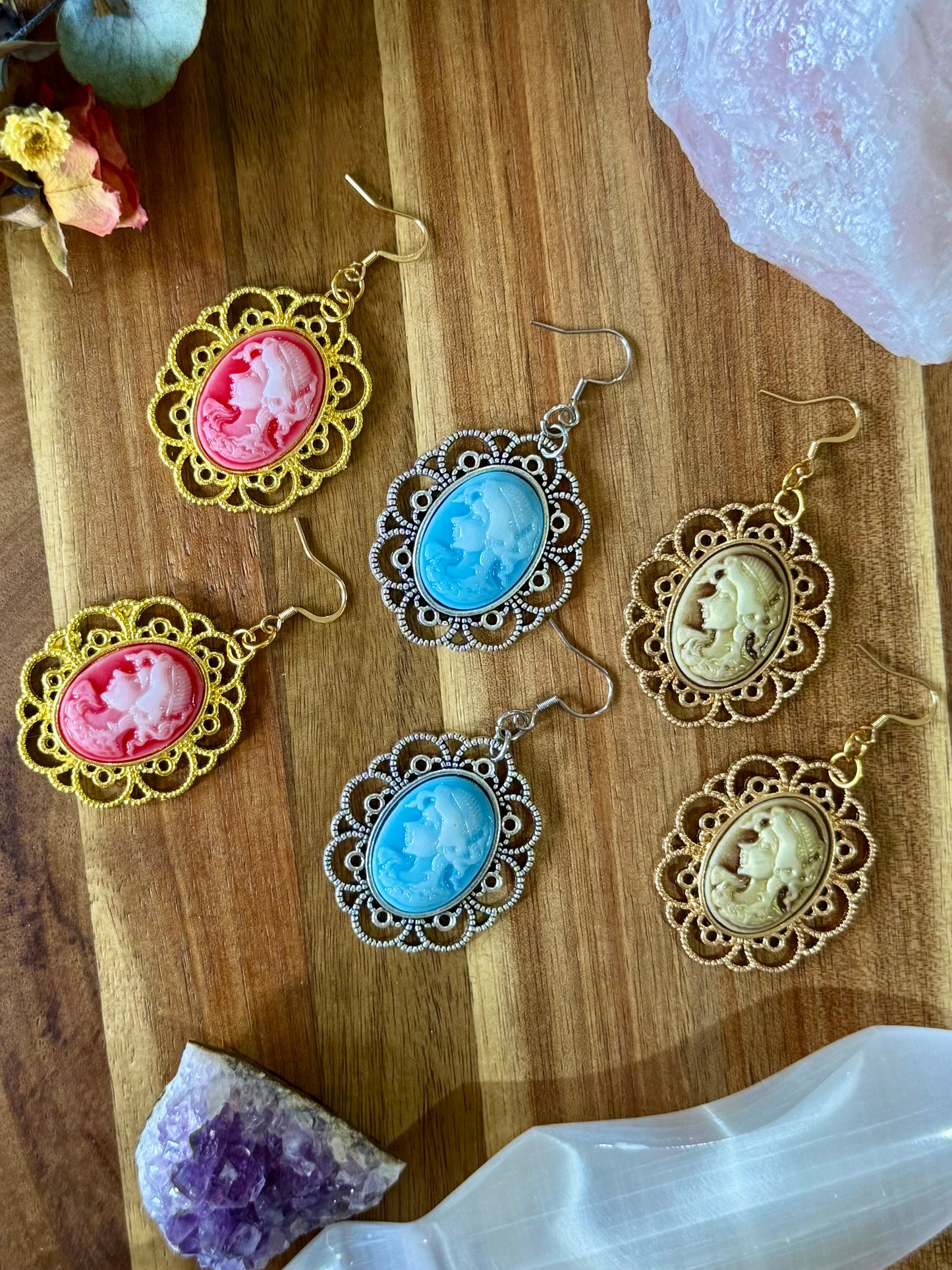 Lady Face Earrings
