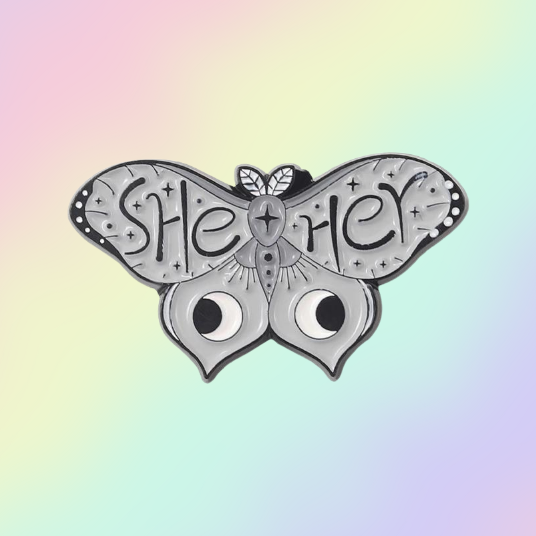 She/ Her Pronoun Pin