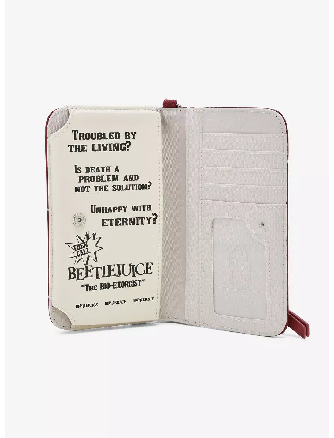 Beetlejuice Handbook For The Recently Deceased Tech Wristlet US Import