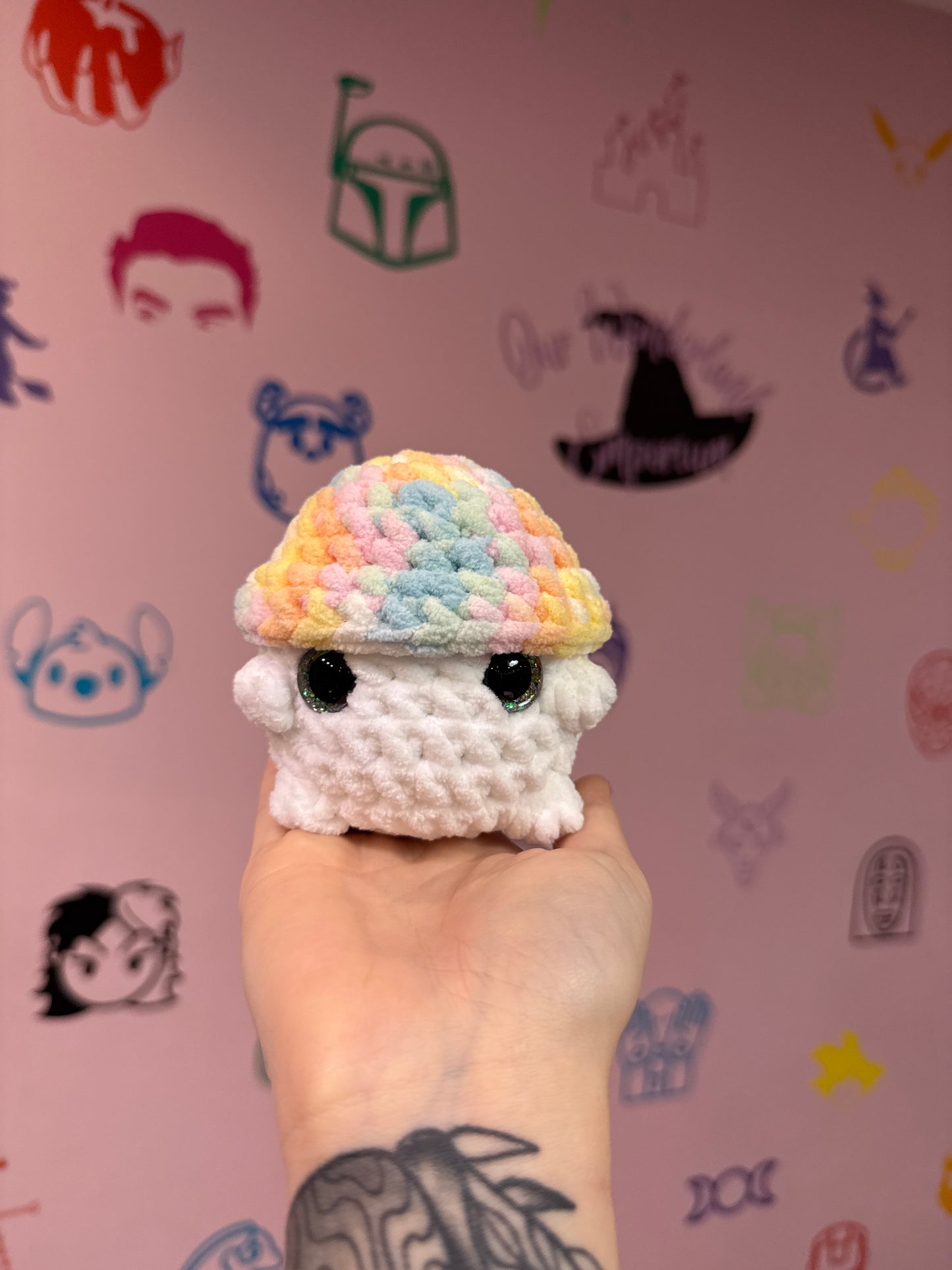 Small Crochet Mushrooms