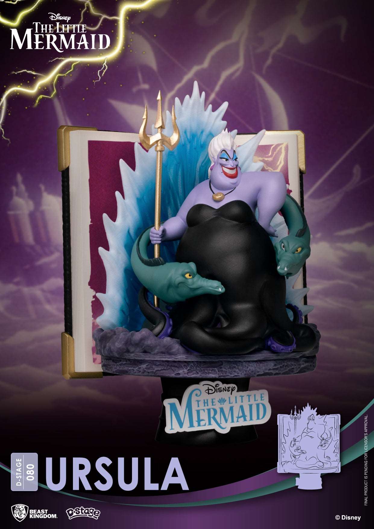 Beast Kingdom D Stage Story Book Series The Little Mermaid Ursula