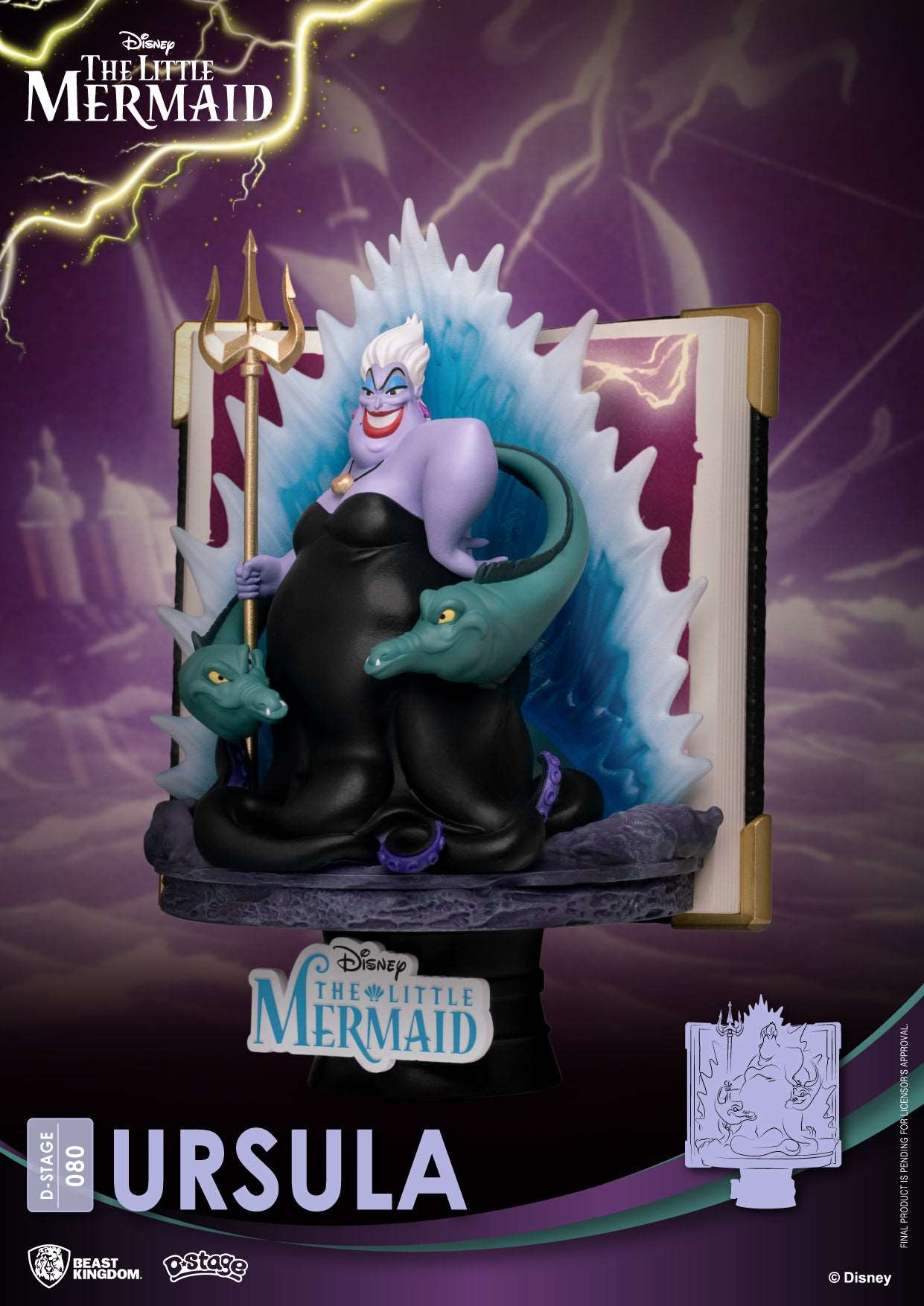 Beast Kingdom D Stage Story Book Series The Little Mermaid Ursula