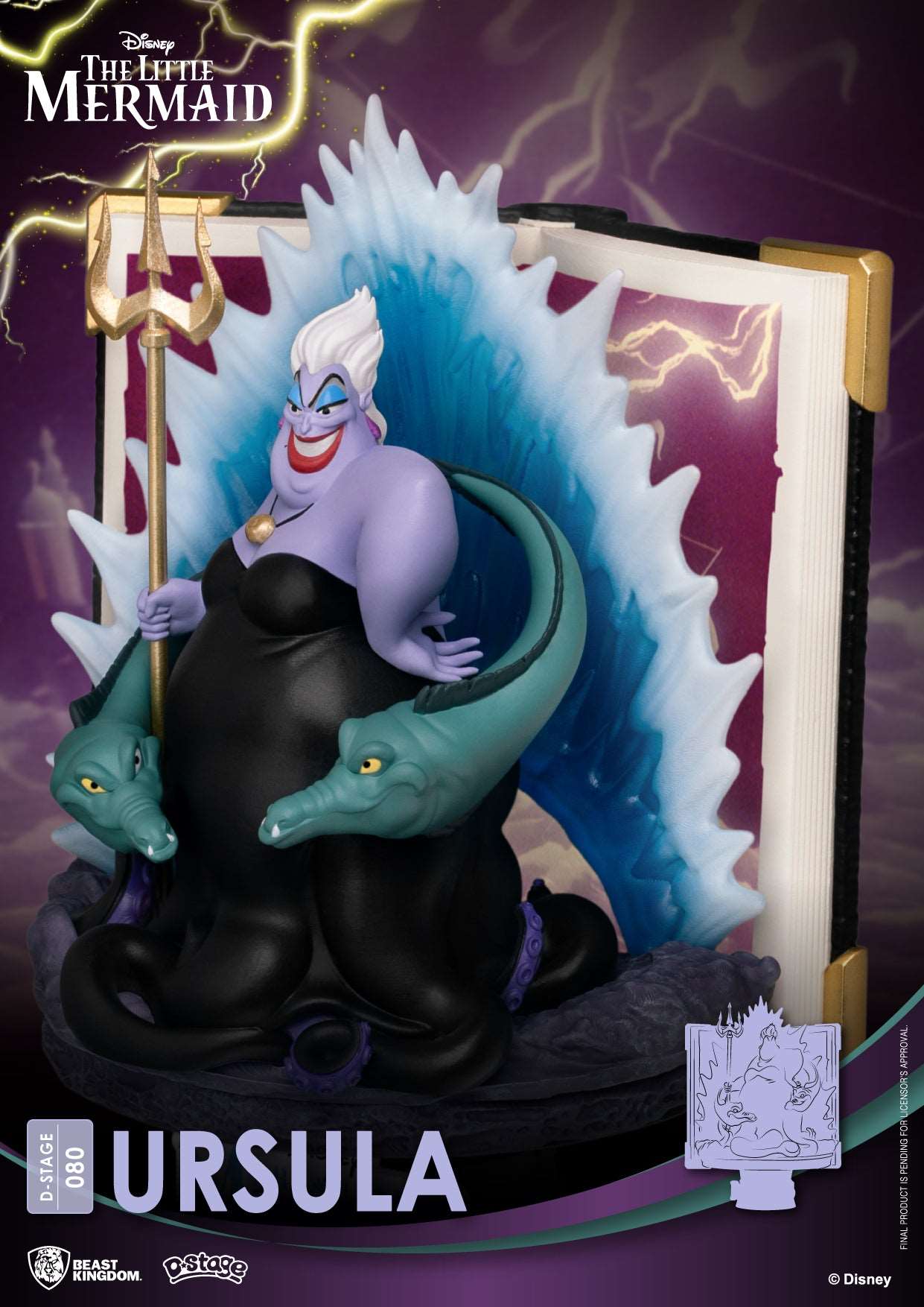 Beast Kingdom D Stage Story Book Series The Little Mermaid Ursula