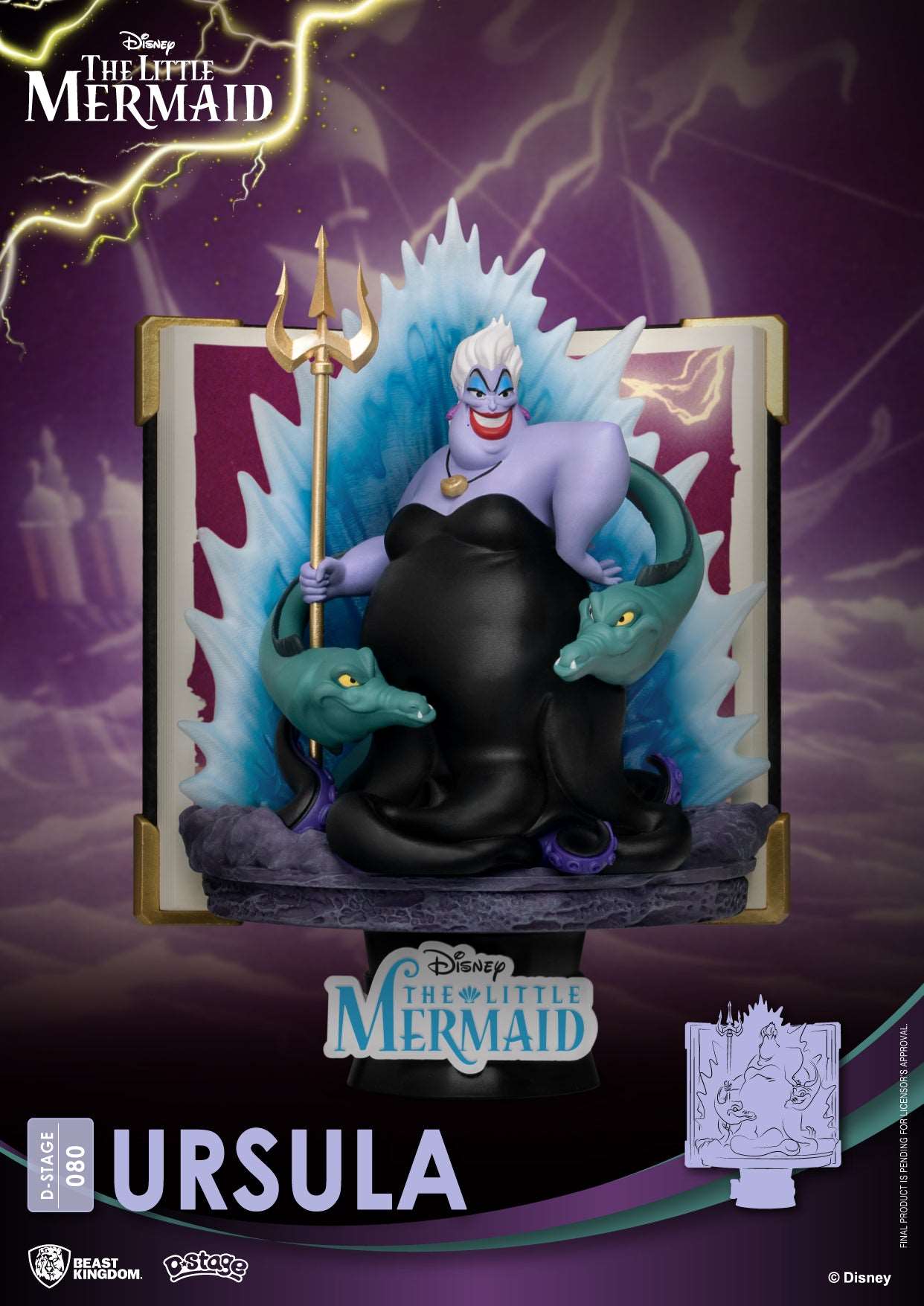 Beast Kingdom D Stage Story Book Series The Little Mermaid Ursula