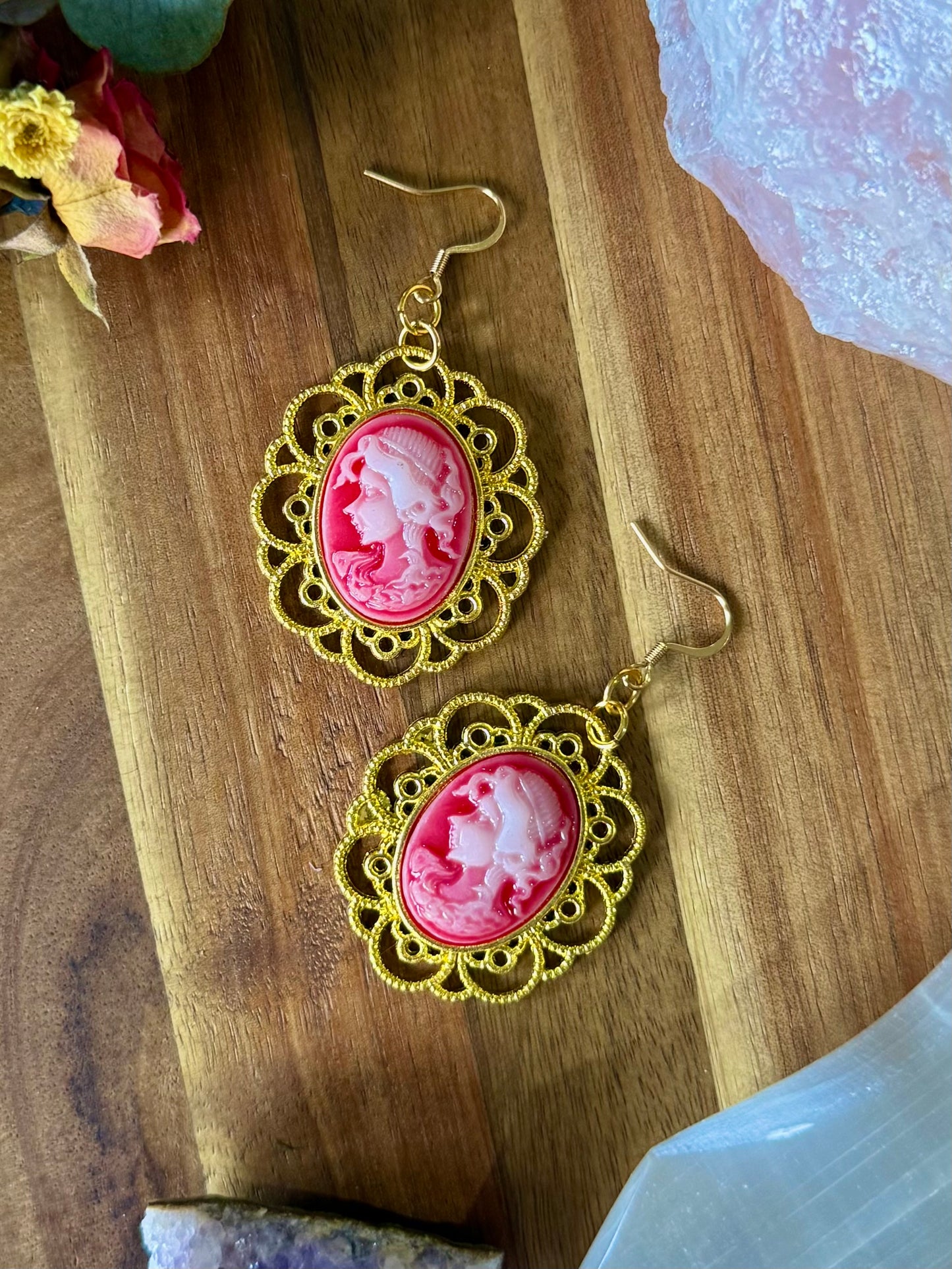 Lady Face Earrings