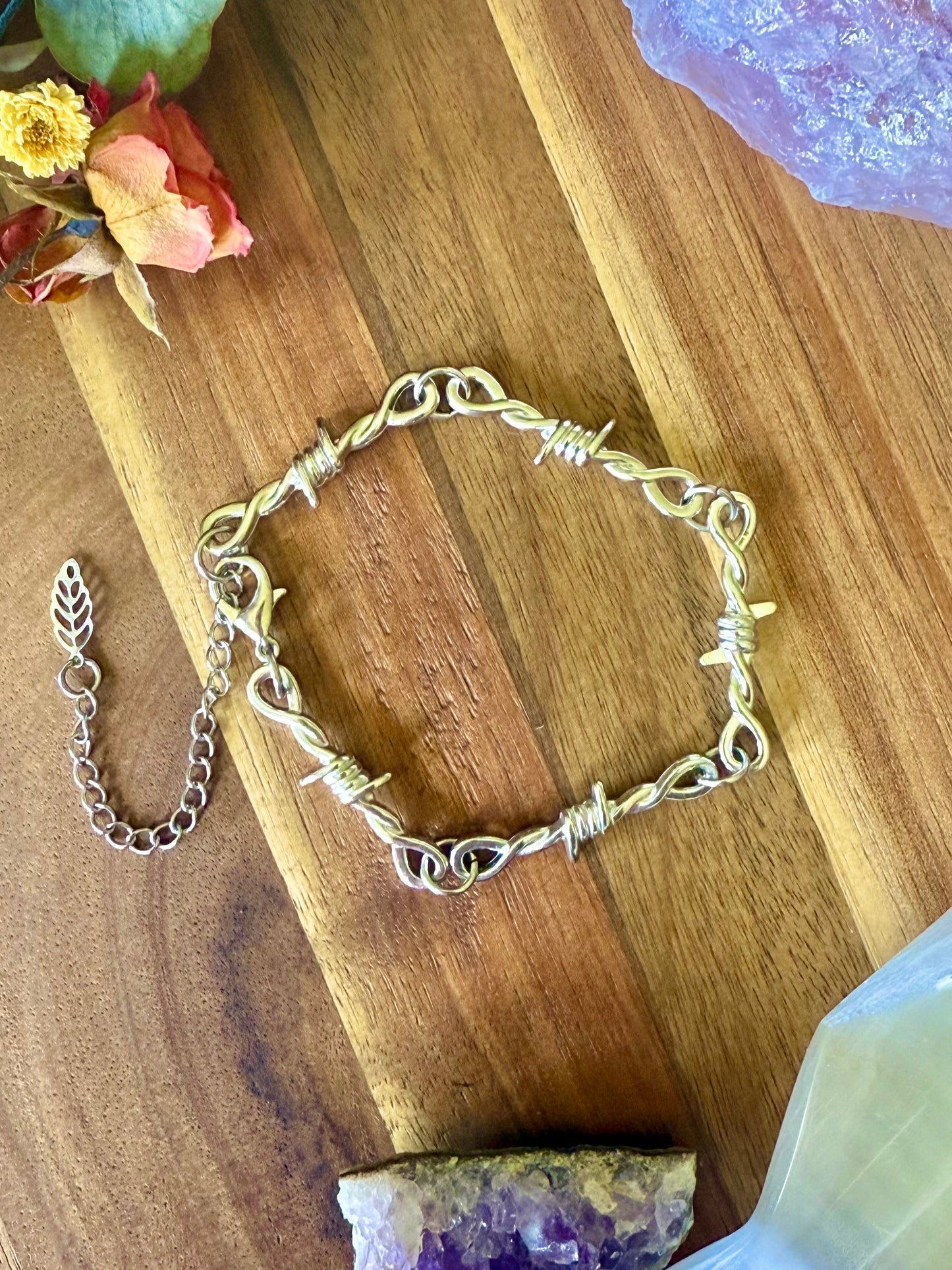 Barbed Wire Alloy Bracelet