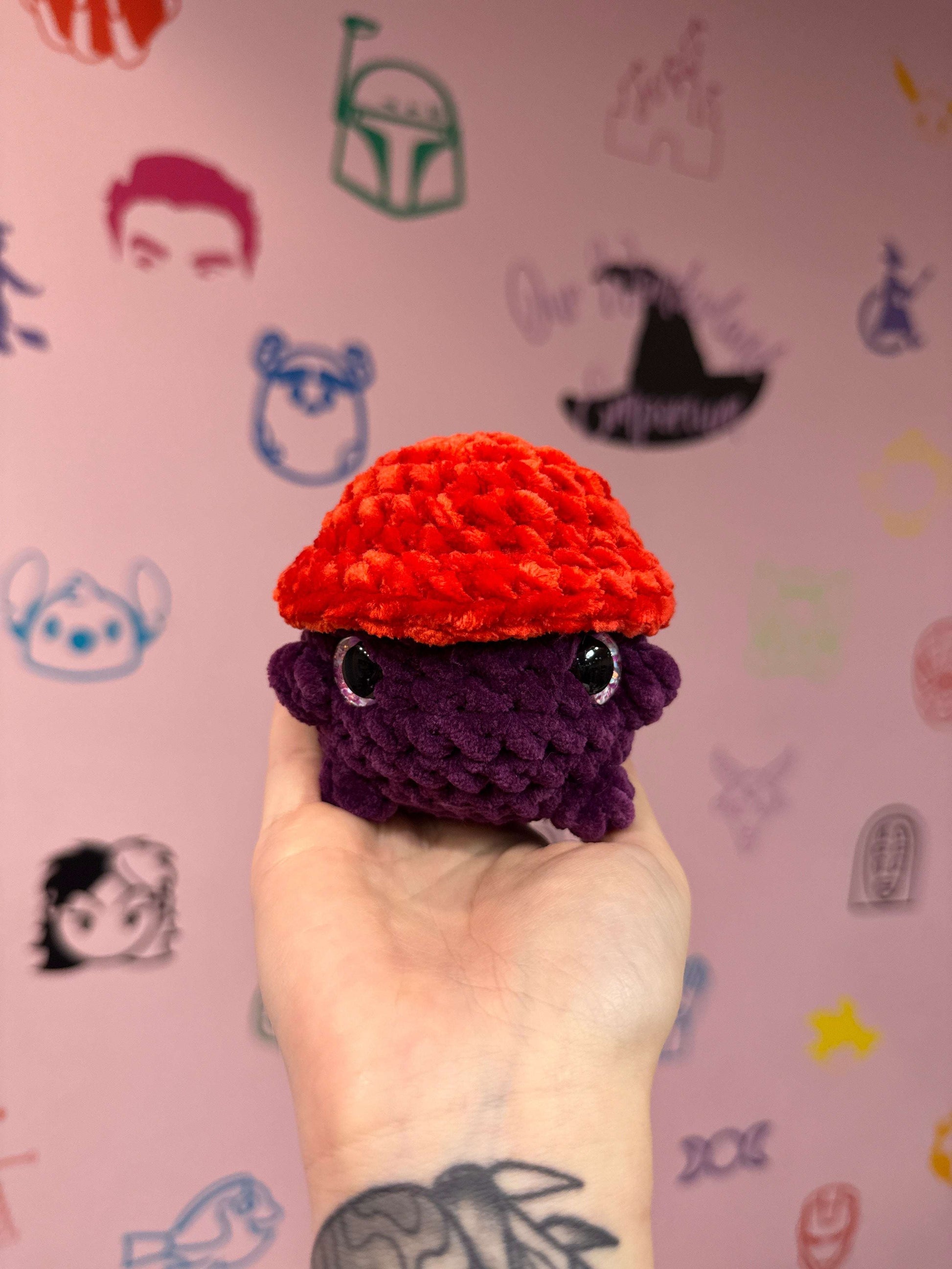 Small Crochet Mushrooms