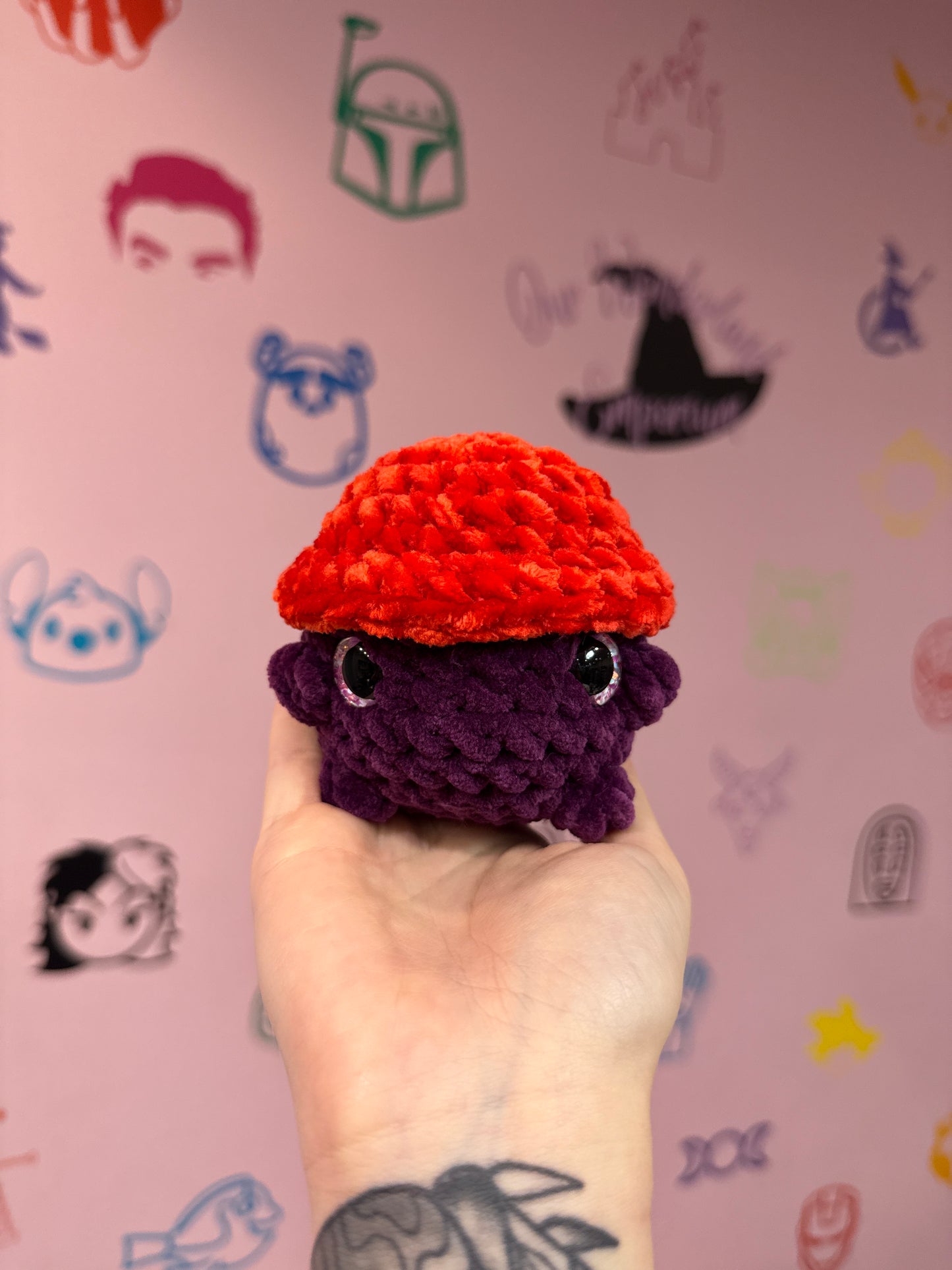 Small Crochet Mushrooms