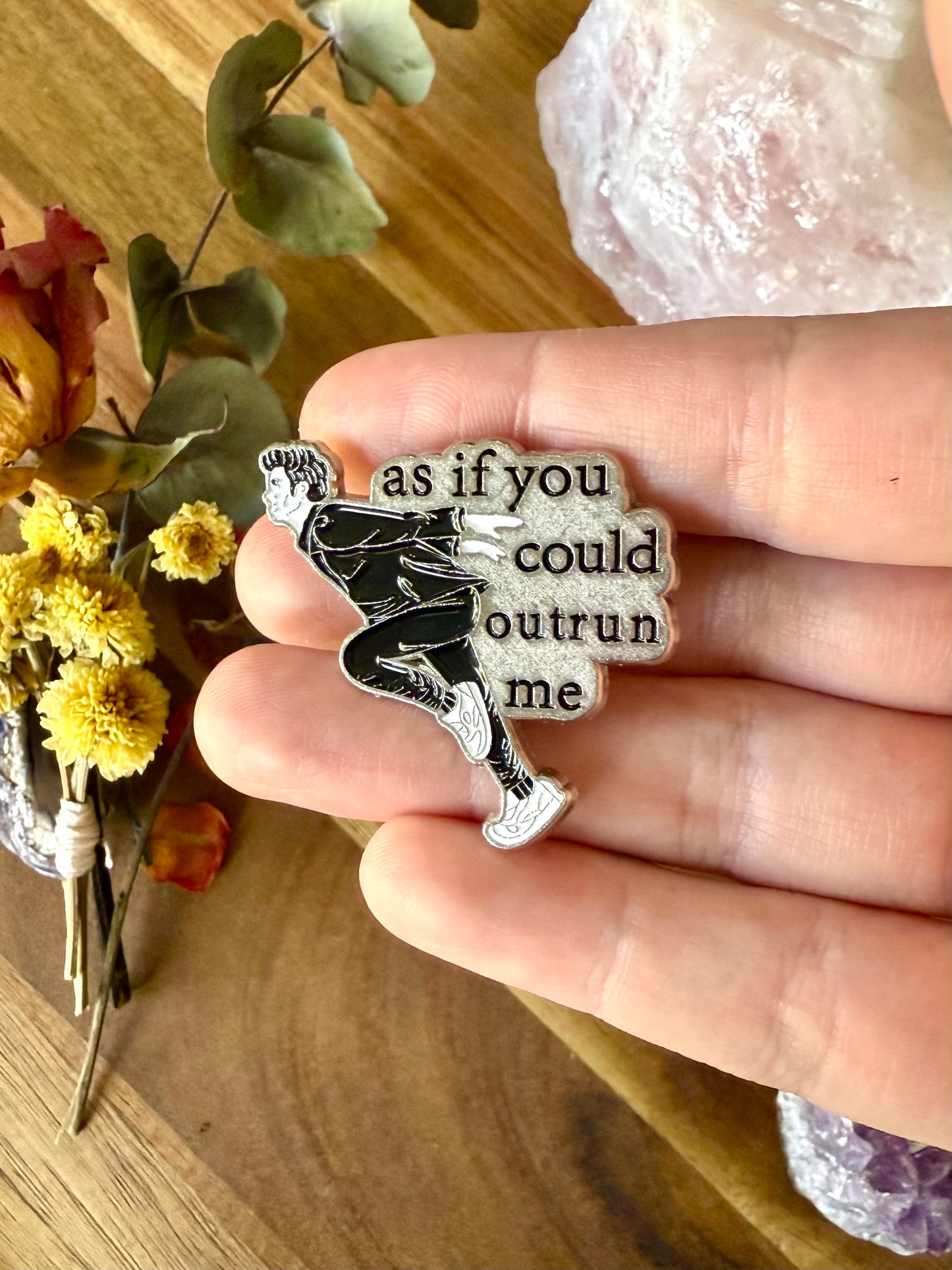 Outrun Me Pin