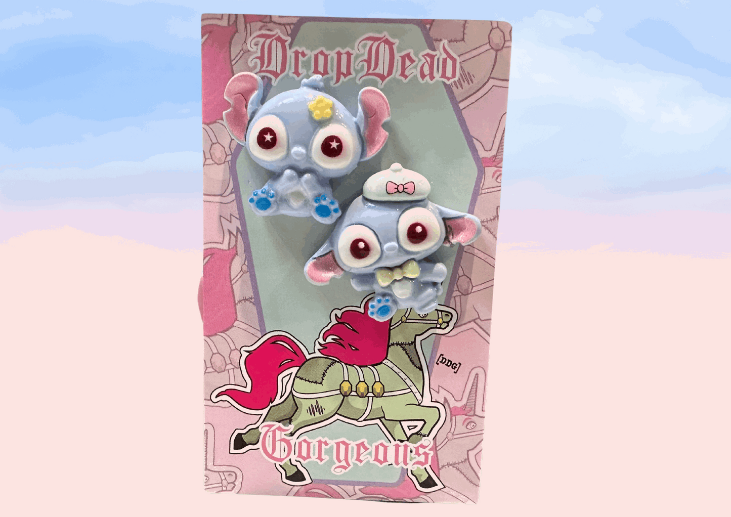 Kawaii Pastel Alien Studs