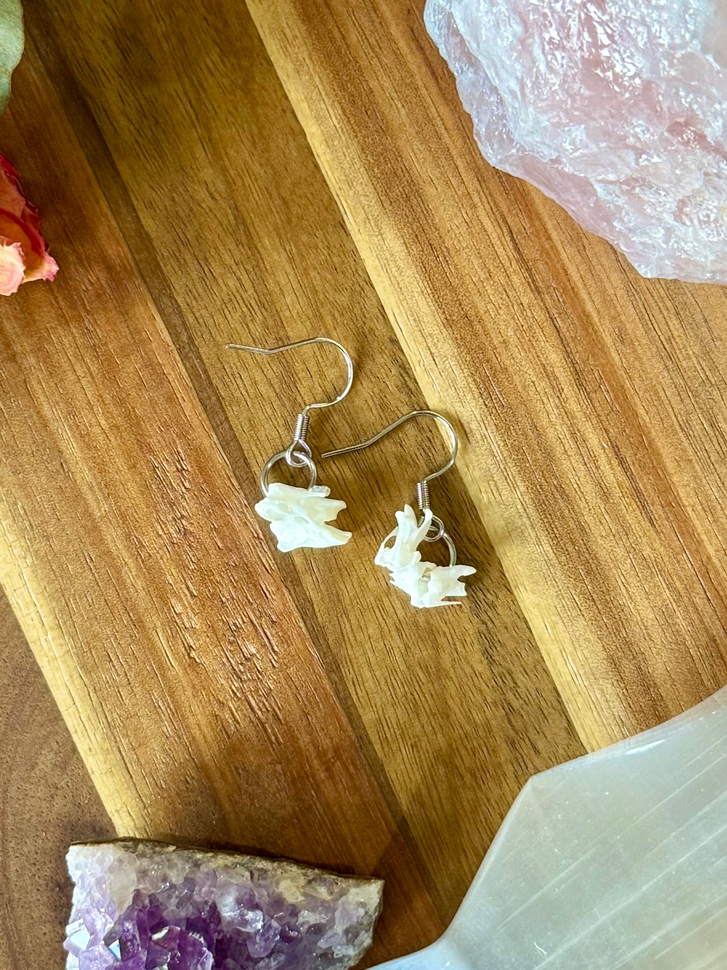 Bird Vertebrae Earrings