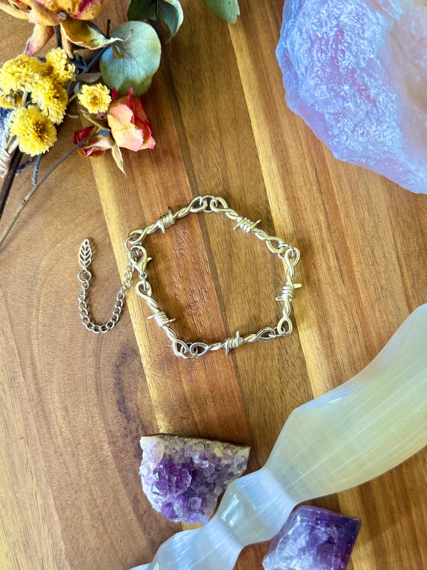 Barbed Wire Alloy Bracelet