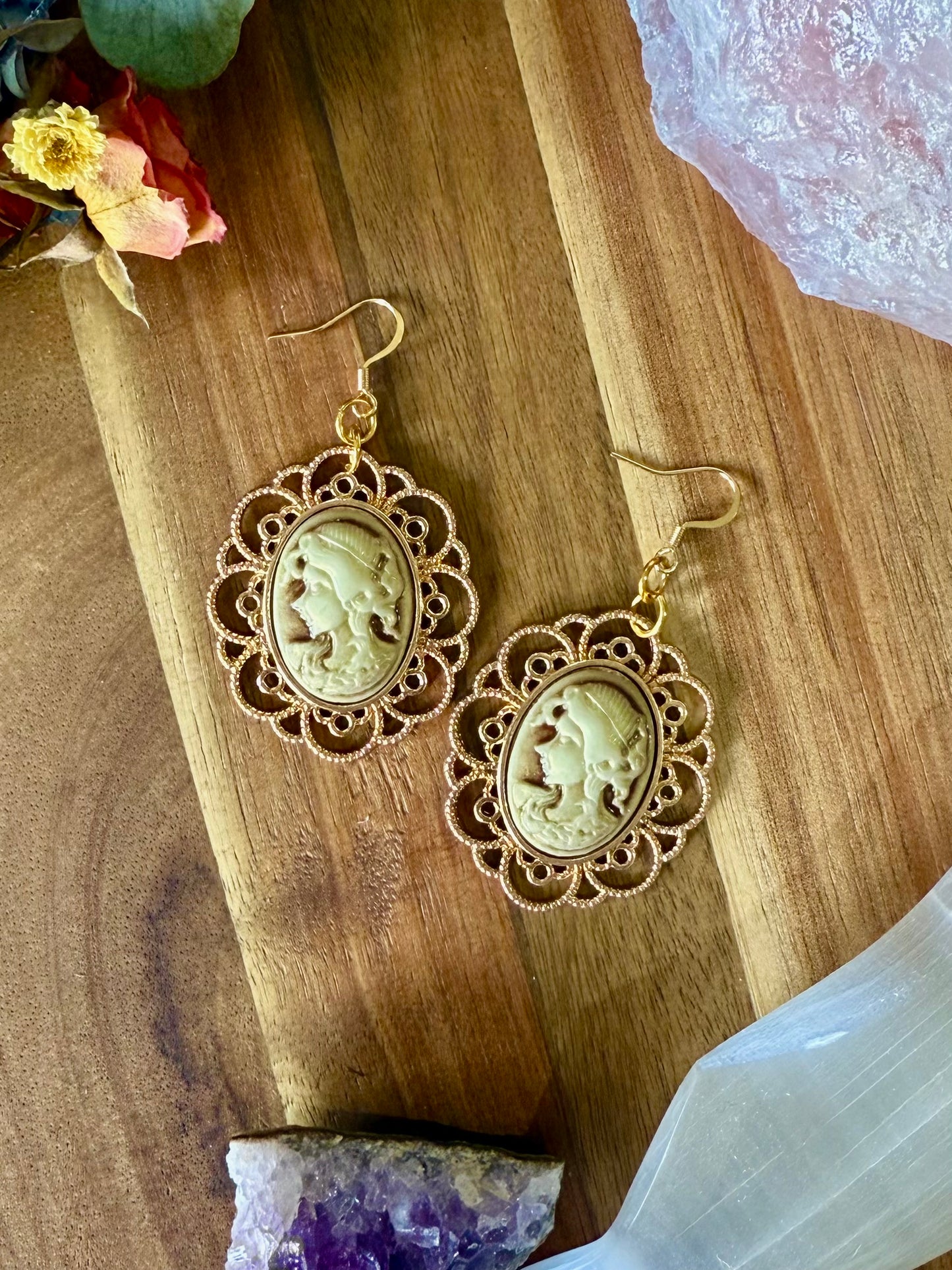 Lady Face Earrings