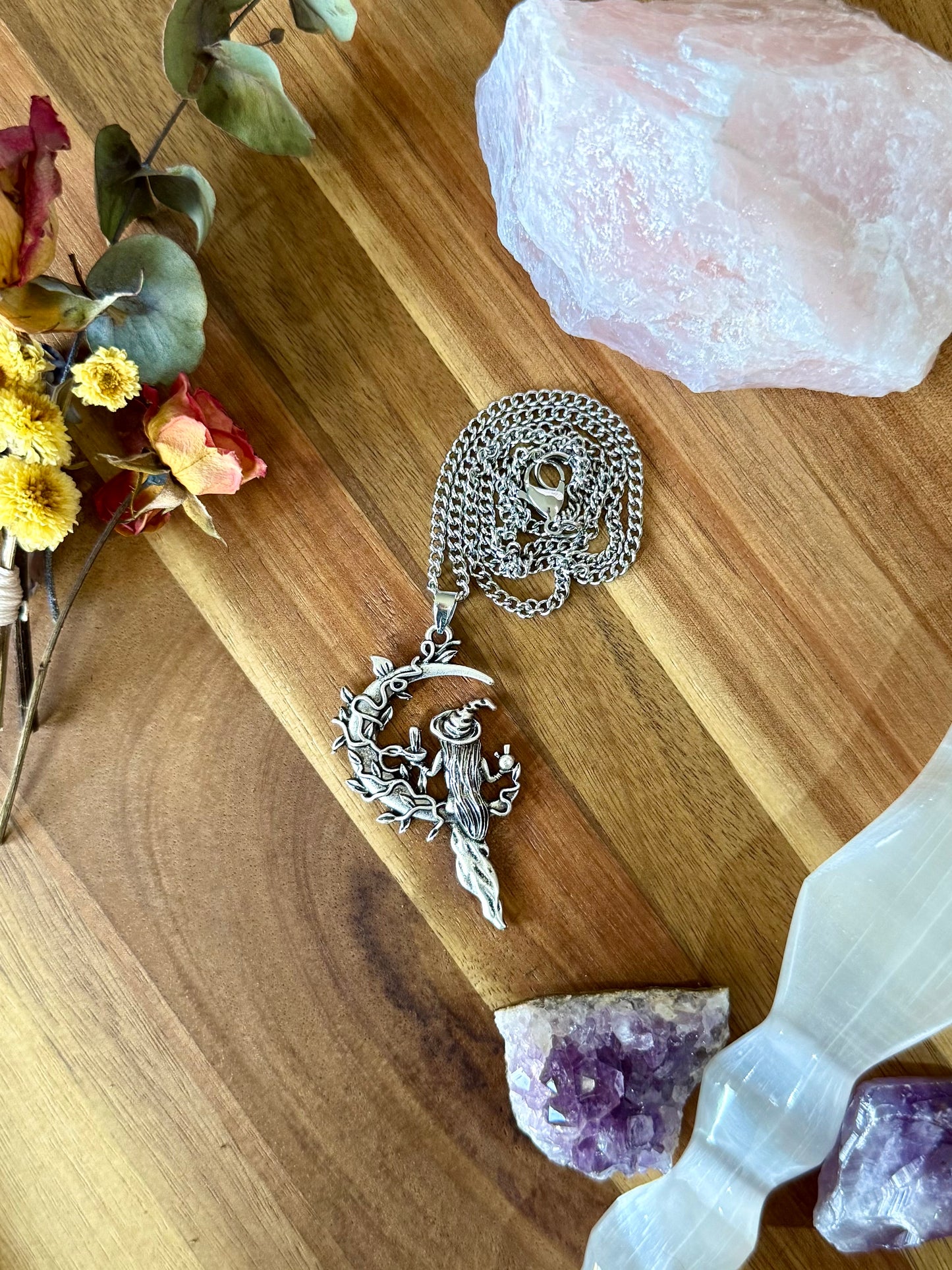 Moon Witch Pendant Necklace