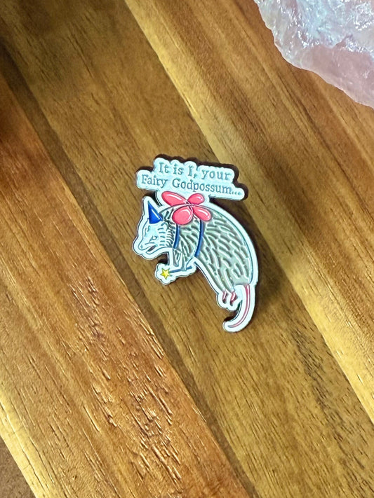 Fairy Godpossum Pin