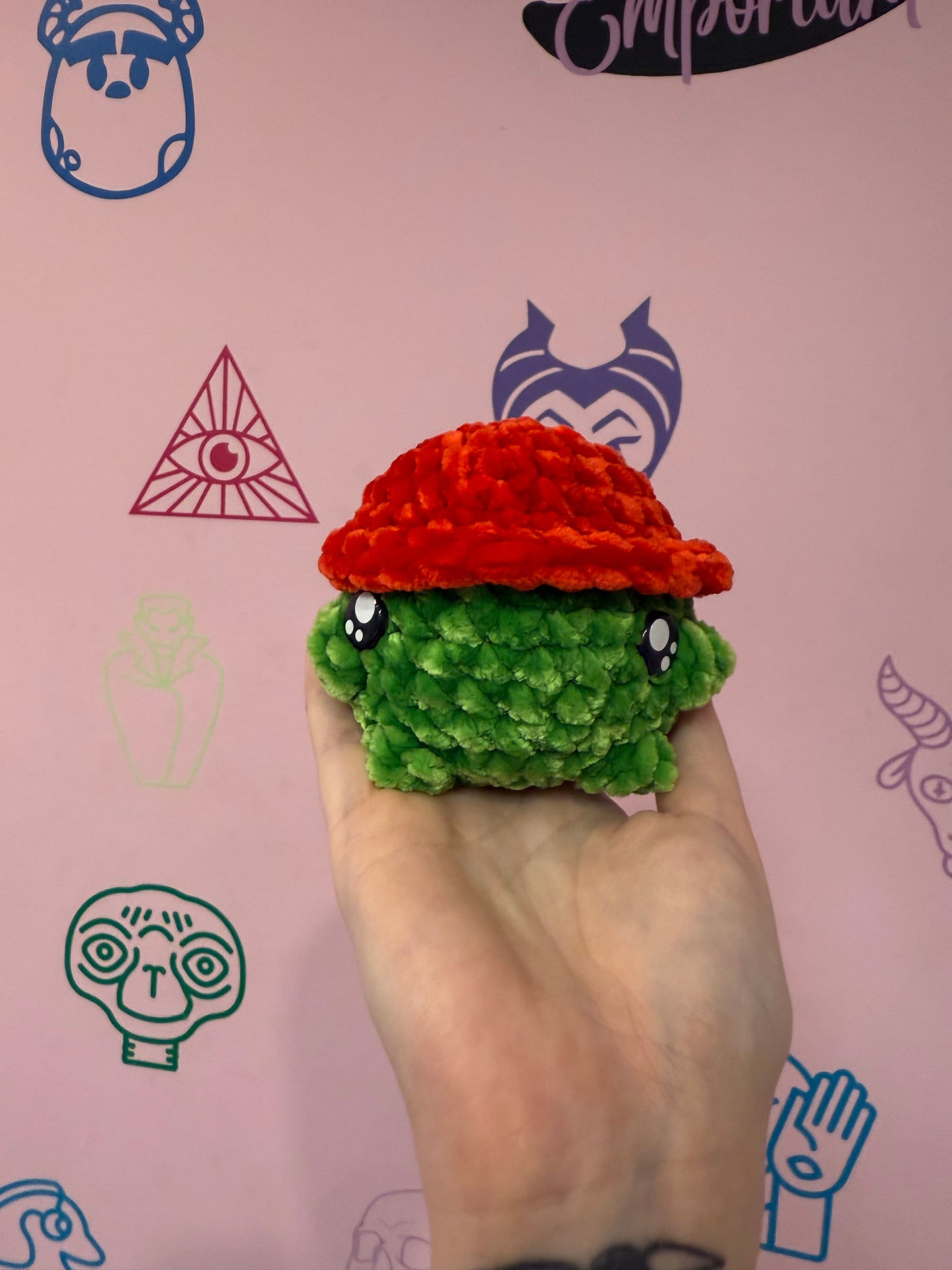 Small Crochet Mushrooms