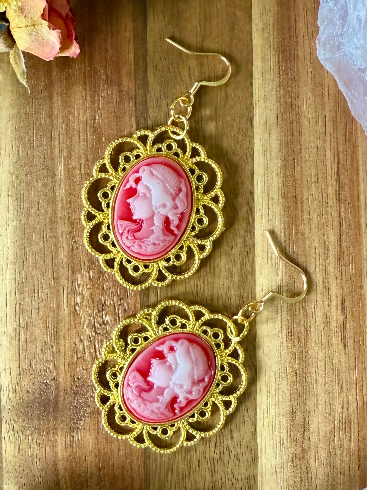 Lady Face Earrings