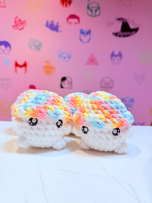 Small Crochet Mushrooms