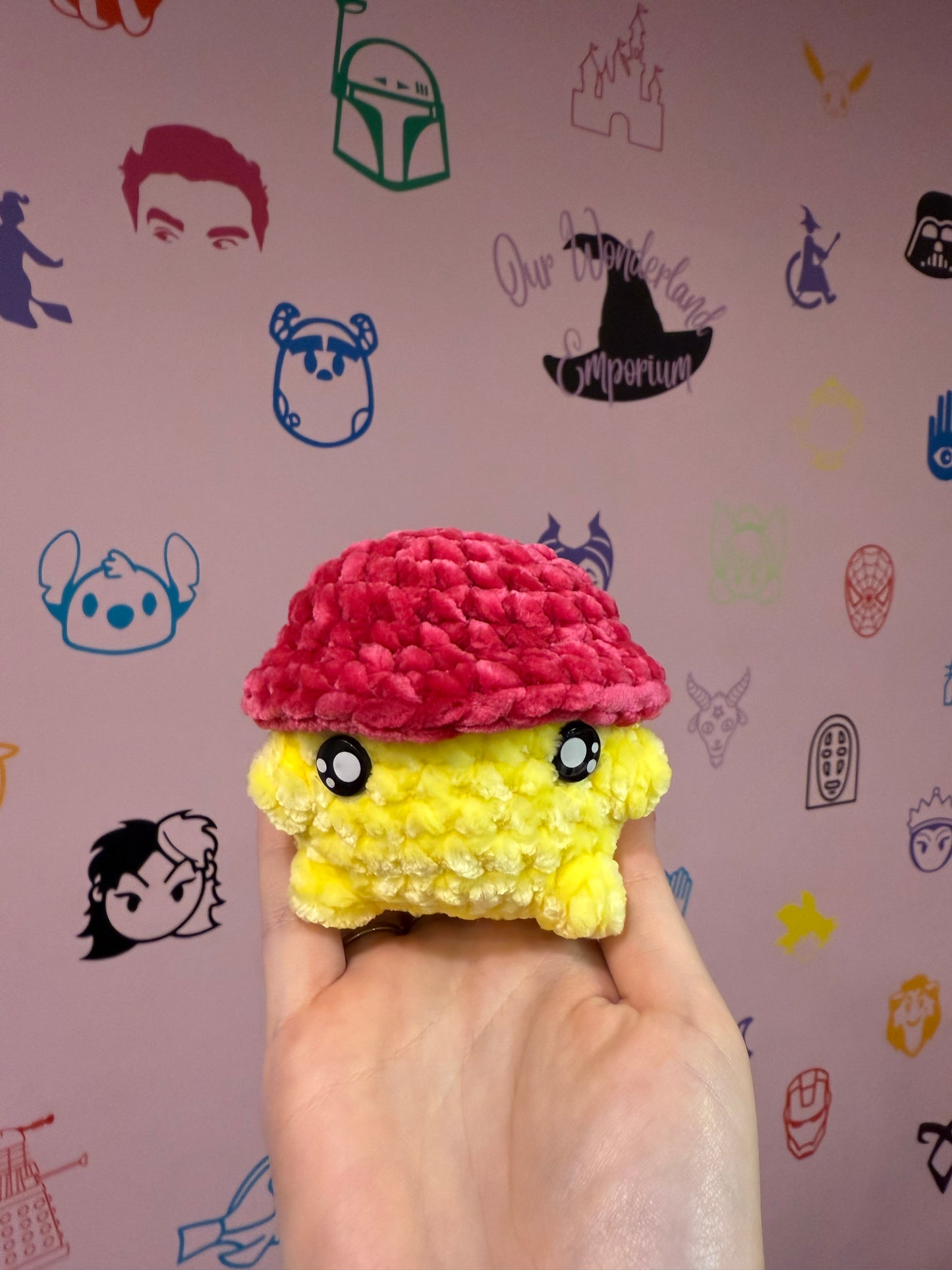 Small Crochet Mushrooms