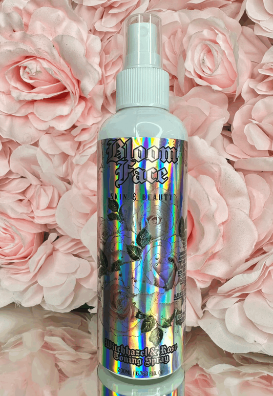 BLOOM FACE WITCHHAZEL & ROSE TONING SPRAY