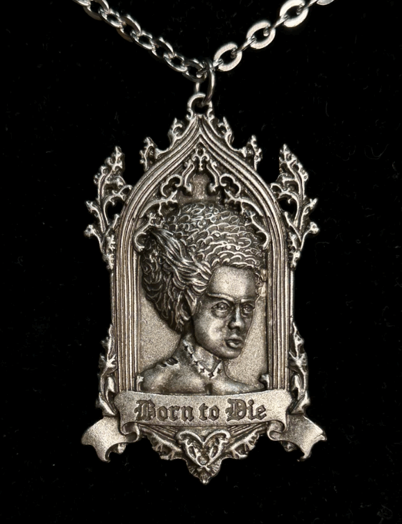 BORN TO DIE - Bride of Frankenstein Necklace