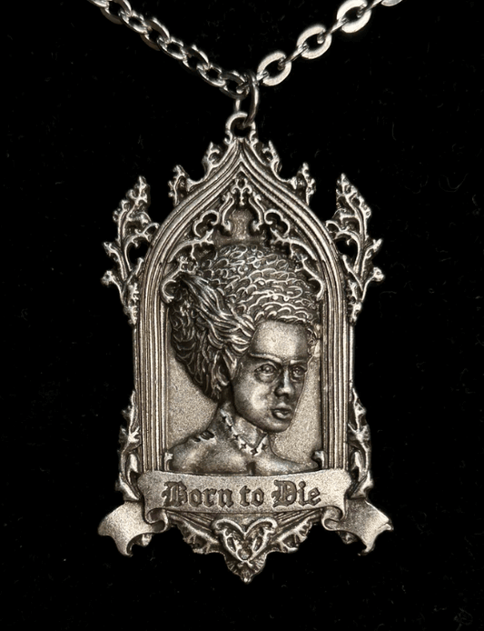 BORN TO DIE - Bride of Frankenstein Necklace