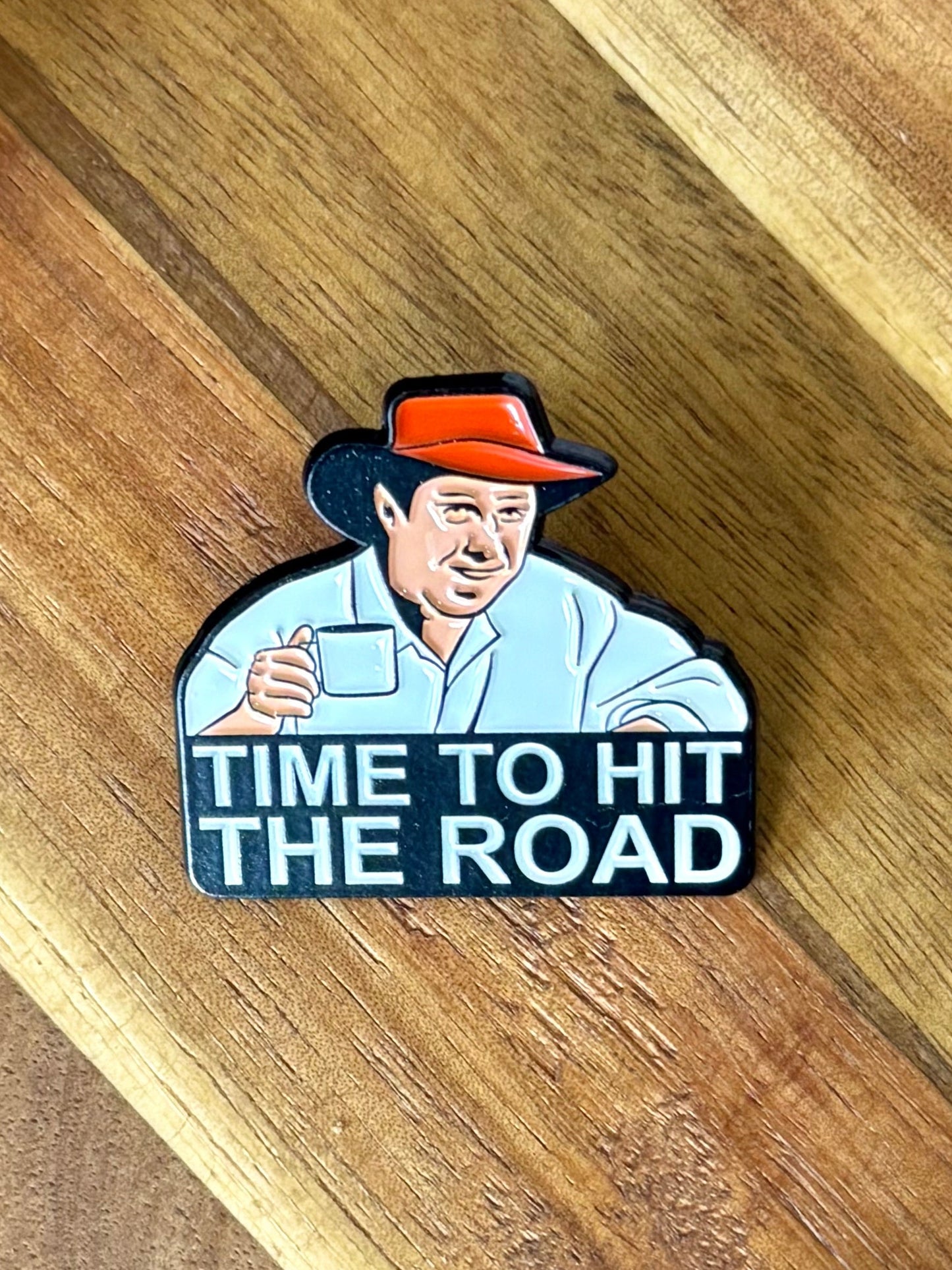 Hit The Road Pin